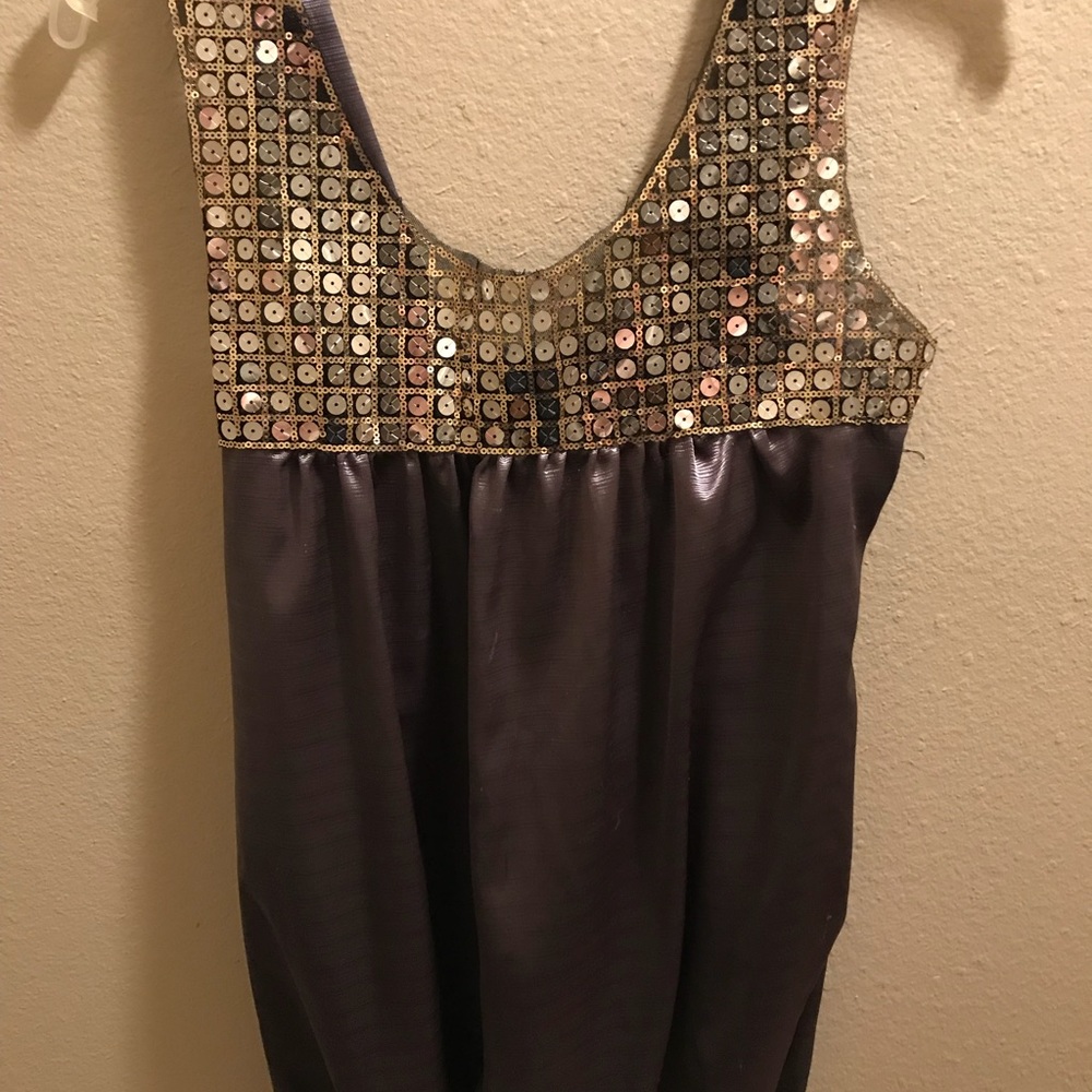 Silver & Gold Party Top